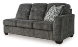 Lonoke Gunmetal 2pc LAF Chaise Sectional - Ornate Home
