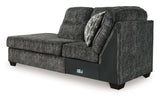Lonoke Gunmetal 2pc LAF Chaise Sectional - Ornate Home