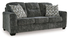 Lonoke Gunmetal Living Room Set / 2pc - Ornate Home