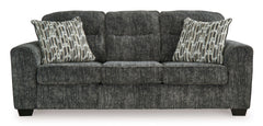 Lonoke Gunmetal Living Room Set / 2pc - Ornate Home