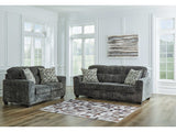 Lonoke Gunmetal Living Room Set / 2pc - Ornate Home