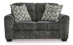 Lonoke Gunmetal Living Room Set / 2pc - Ornate Home