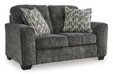 Lonoke Gunmetal Loveseat (Online Special Price) - Ornate Home