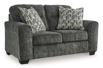 Lonoke Gunmetal Loveseat (Online Special Price) - Ornate Home