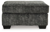 Lonoke Gunmetal Loveseat & Oversized Chair & Ottoman (Online Special Price) - Ornate Home