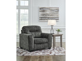 Lonoke Gunmetal Oversized Chair (Online Special Price) - Ornate Home