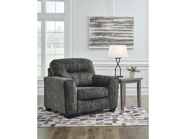 Lonoke Gunmetal Oversized Chair (Online Special Price) - Ornate Home