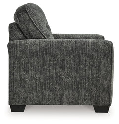 Lonoke Gunmetal Oversized Chair - Ornate Home