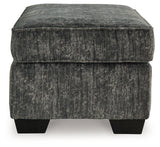 Lonoke Gunmetal Oversized Chair and Ottoman (Online Special Price) - Ornate Home