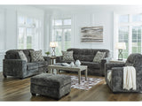 Lonoke Gunmetal Sofa, Loveseat, Oversized Chair and Ottoman (Online Special Price) - Ornate Home