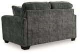 Lonoke Gunmetal Sofa, Loveseat, Oversized Chair and Ottoman - Ornate Home