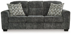 Lonoke Gunmetal Sofa, Loveseat, Oversized Chair and Ottoman - Ornate Home
