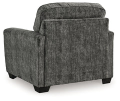 Lonoke Gunmetal Sofa, Loveseat and Oversized Chair - Ornate Home