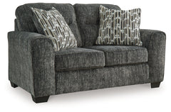 Lonoke Gunmetal Sofa, Loveseat and Oversized Chair - Ornate Home