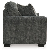 Lonoke Gunmetal Sofa, Loveseat and Oversized Chair - Ornate Home