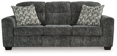 Lonoke Gunmetal Sofa, Loveseat and Oversized Chair - Ornate Home