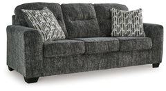 Lonoke Gunmetal Sofa, Loveseat and Oversized Chair - Ornate Home