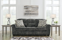 Lonoke Gunmetal Sofa - Ornate Home