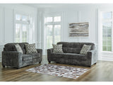 Lonoke Gunmetal Sofa and Loveseat (Online Special Price) - Ornate Home
