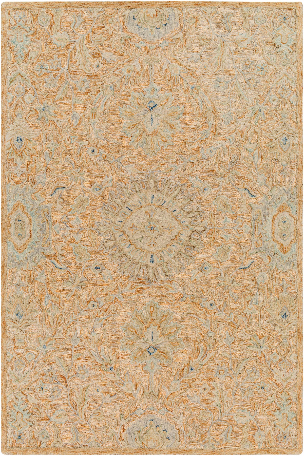 Lonoy 2x3 Small Coral Wool Carpet - Clearance - Ornate Home
