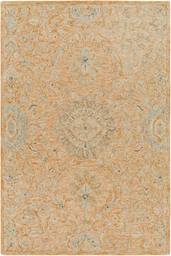 Lonoy 2x3 Small Coral Wool Carpet - Clearance - Ornate Home