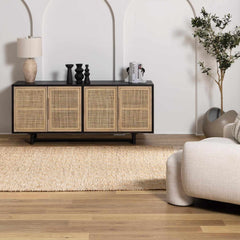 Lonut Checkered Jute Area Rug - Clearance - Ornate Home