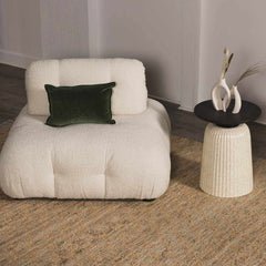 Lonut Checkered Jute Area Rug - Clearance - Ornate Home