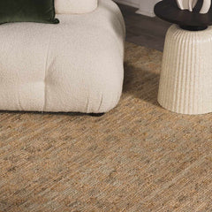 Lonut Checkered Jute Area Rug - Clearance - Ornate Home
