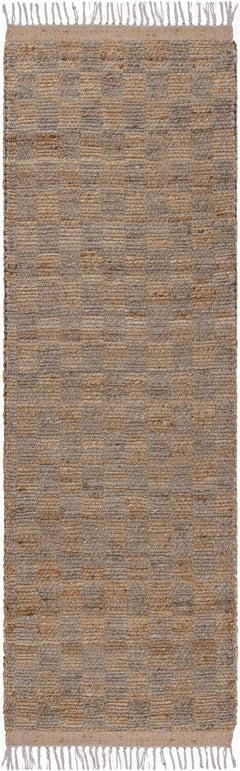 Lonut Checkered Jute Area Rug - Clearance - Ornate Home