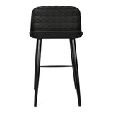 Looey Black Counter Stool (Set of 2) - Ornate Home