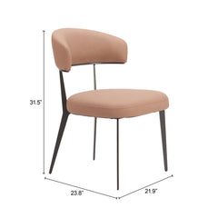 Loom Tan Dining Chair (Set of 2) - Ornate Home