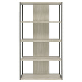 Loomis Whitewashed Grey Bookshelf - Ornate Home