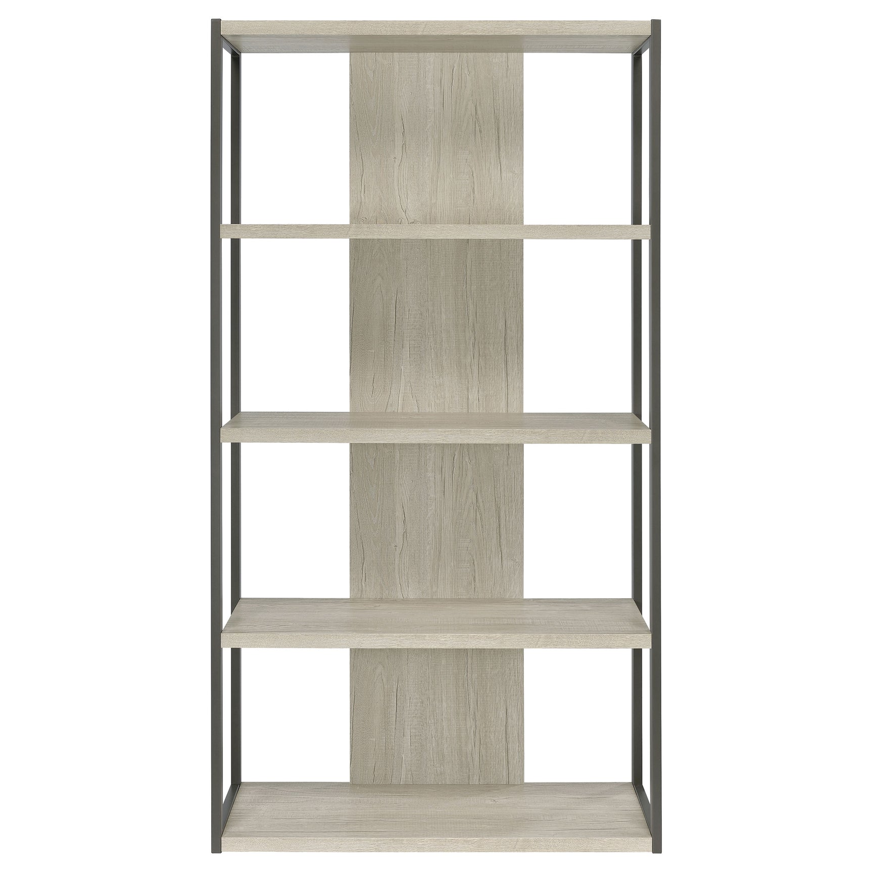 Loomis Whitewashed Grey Bookshelf - Ornate Home