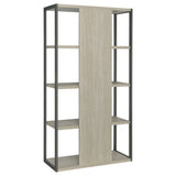 Loomis Whitewashed Grey Bookshelf - Ornate Home