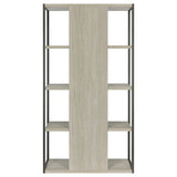Loomis Whitewashed Grey Bookshelf - Ornate Home
