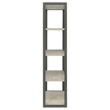 Loomis Whitewashed Grey Bookshelf - Ornate Home