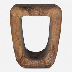 Loophole Bleached Wash Accent Stool - Ornate Home