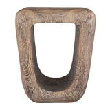 Loophole Bleached Wash Accent Stool - Ornate Home