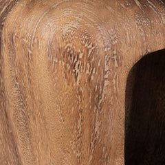 Loophole Bleached Wash Accent Stool - Ornate Home