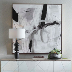 Looping Eternity Multicolor Framed Abstract Art - Ornate Home