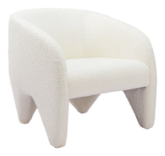 Lopta White Accent Chair - Ornate Home