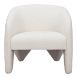 Lopta White Accent Chair - Ornate Home