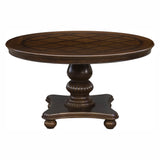 Lordsburg Brown 5-piece Round Dinig Table Set - Ornate Home