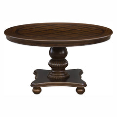Lordsburg Brown 5-piece Round Dinig Table Set - Ornate Home