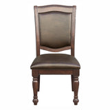 Lordsburg Brown 5-piece Round Dinig Table Set - Ornate Home