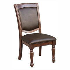 Lordsburg Brown Cherry 7pc Dining Set - Ornate Home