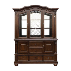 Lordsburg Brown Cherry Buffet & Hutch - Ornate Home