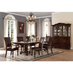Lordsburg Brown Cherry Buffet & Hutch - Ornate Home