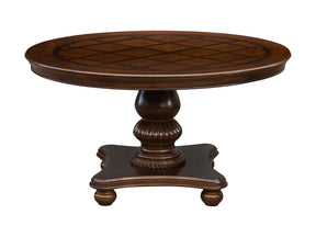 Lordsburg Brown Cherry Round Dining Table - Ornate Home