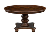 Lordsburg Brown Round Dining Table - Ornate Home
